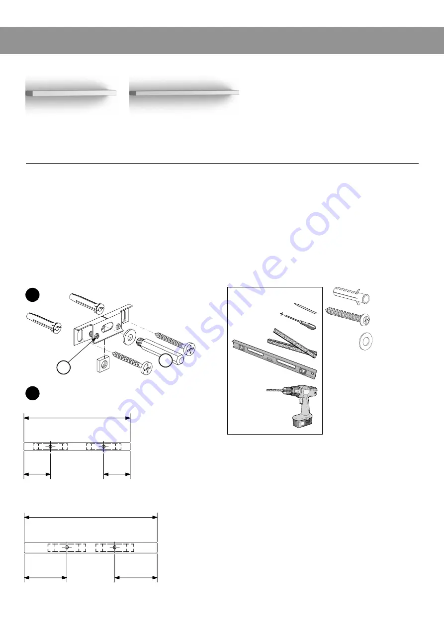 VEDUM Hyllor 400 Quick Start Manual Download Page 1