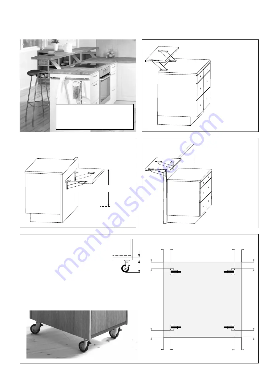 VEDUM Wine shelf Instruction Manual Download Page 34