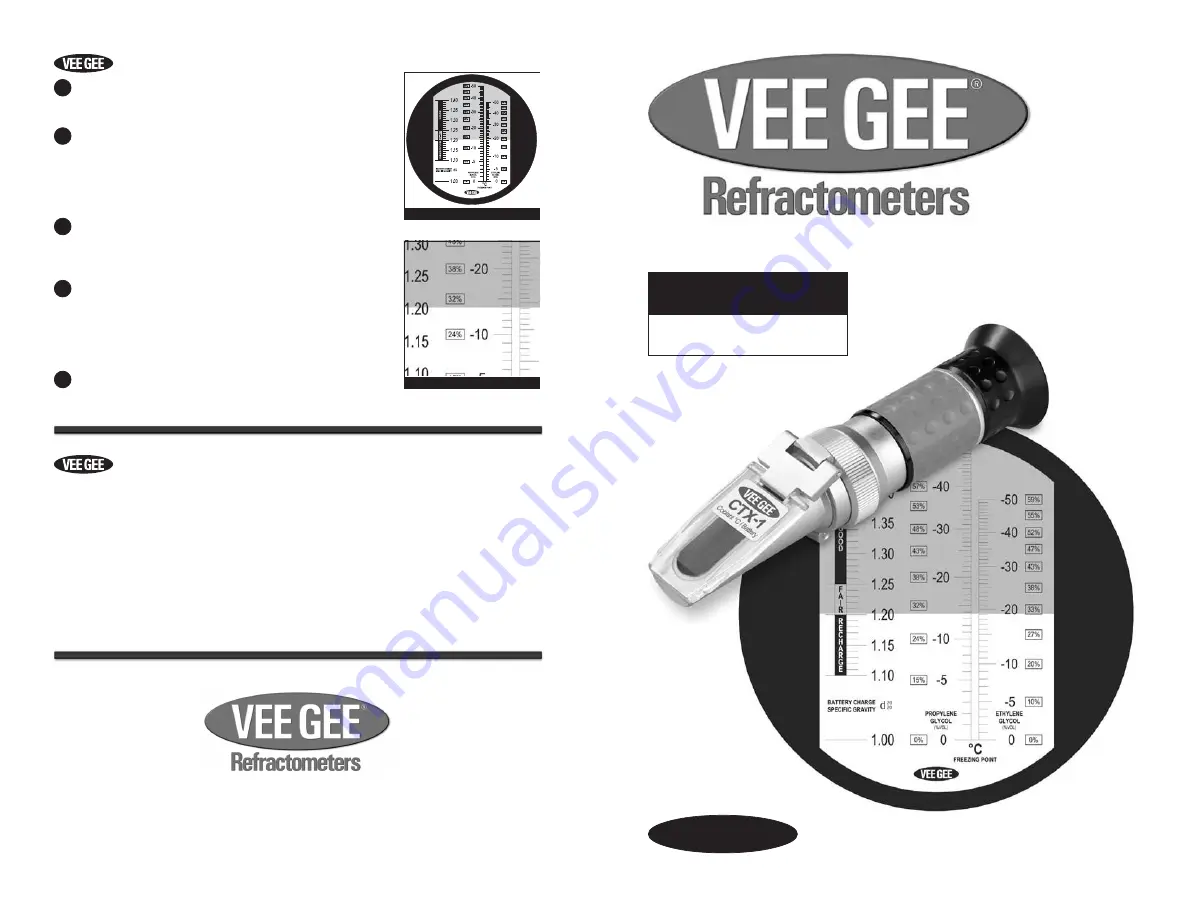 VEE GEE CTX-1 Operation Manual Download Page 1