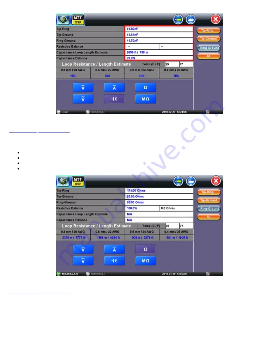 VeEX MTTplus-522 OSP+ User Manual Download Page 12