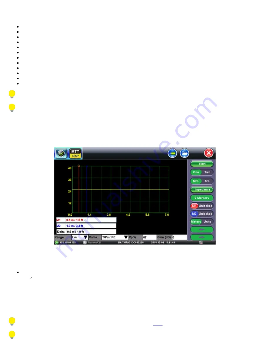 VeEX MTTplus-522 OSP+ User Manual Download Page 15