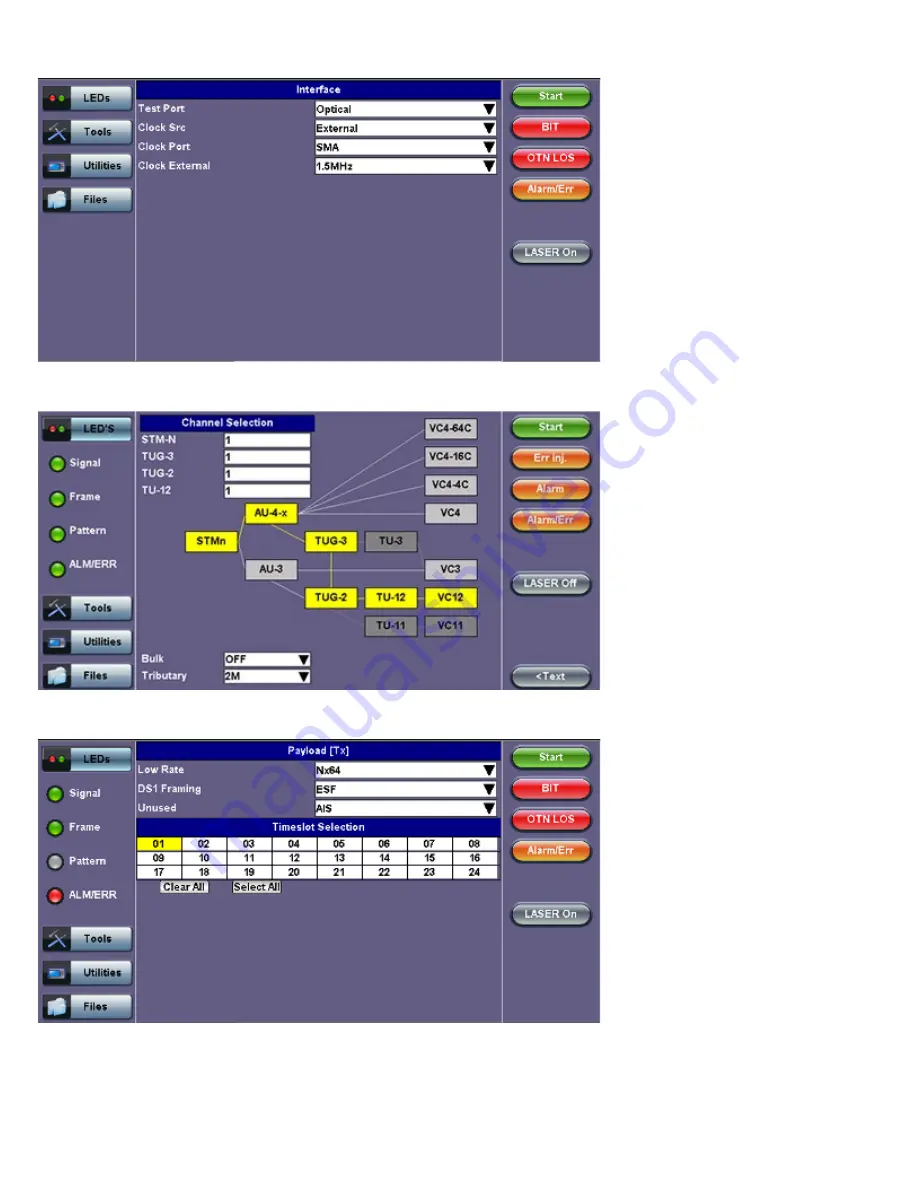 VeEX RXT-6200 User Manual Download Page 42