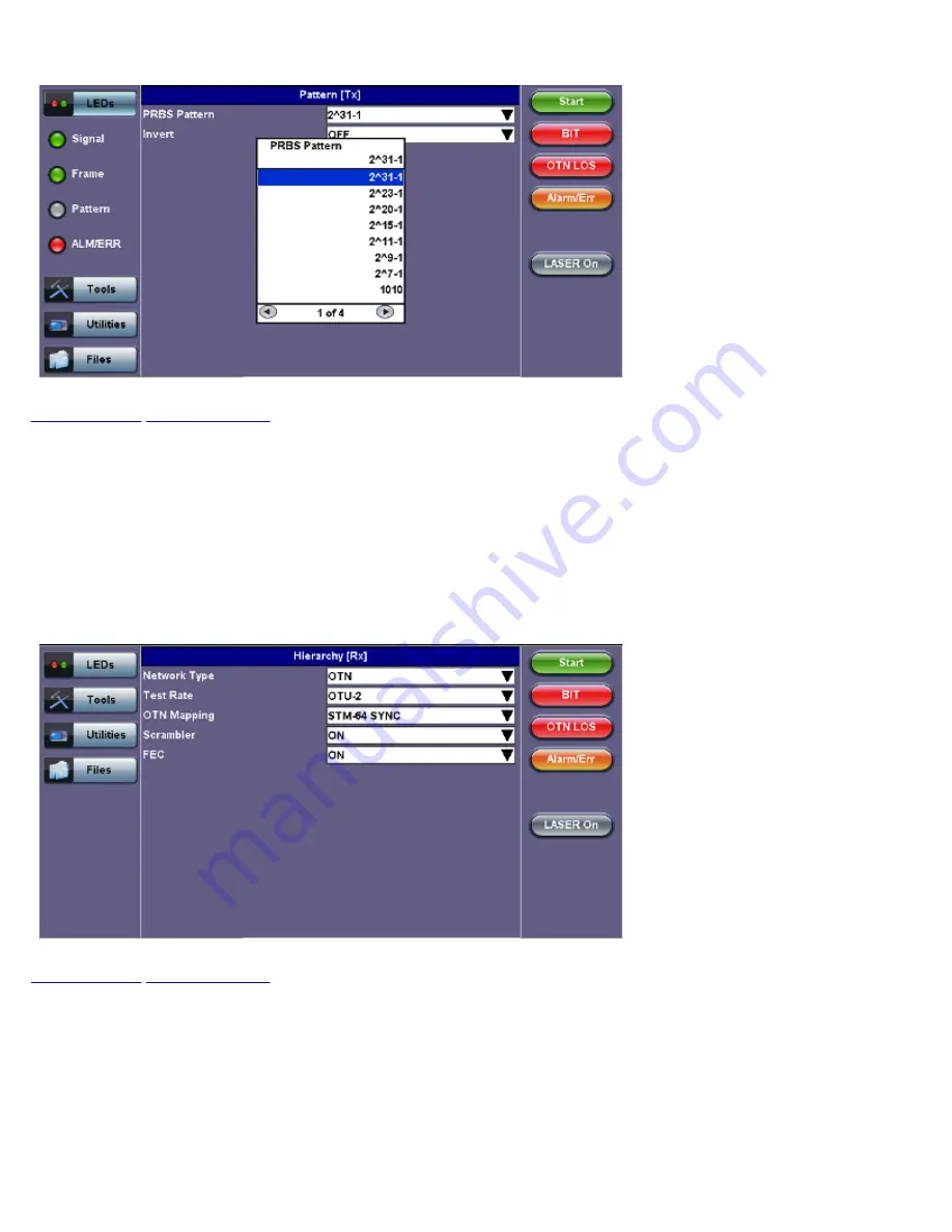 VeEX RXT-6200 User Manual Download Page 43