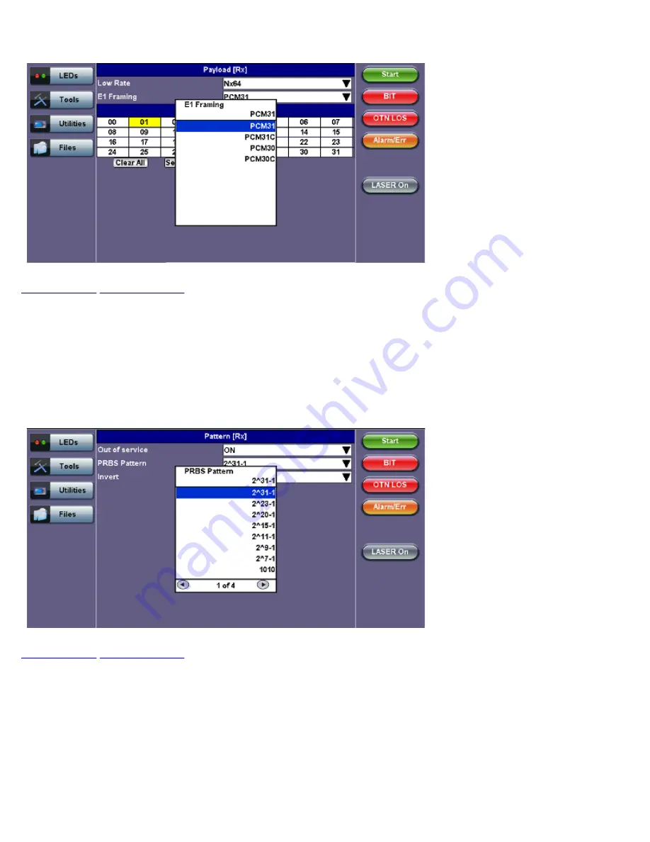 VeEX RXT-6200 User Manual Download Page 45