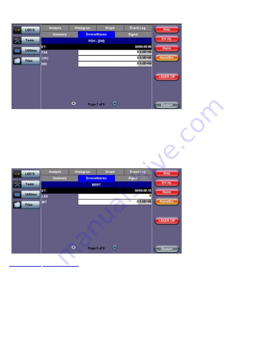 VeEX RXT-6200 User Manual Download Page 65