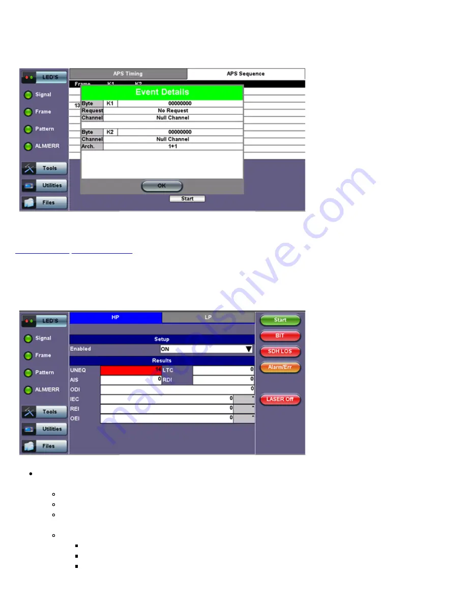 VeEX RXT-6200 User Manual Download Page 144