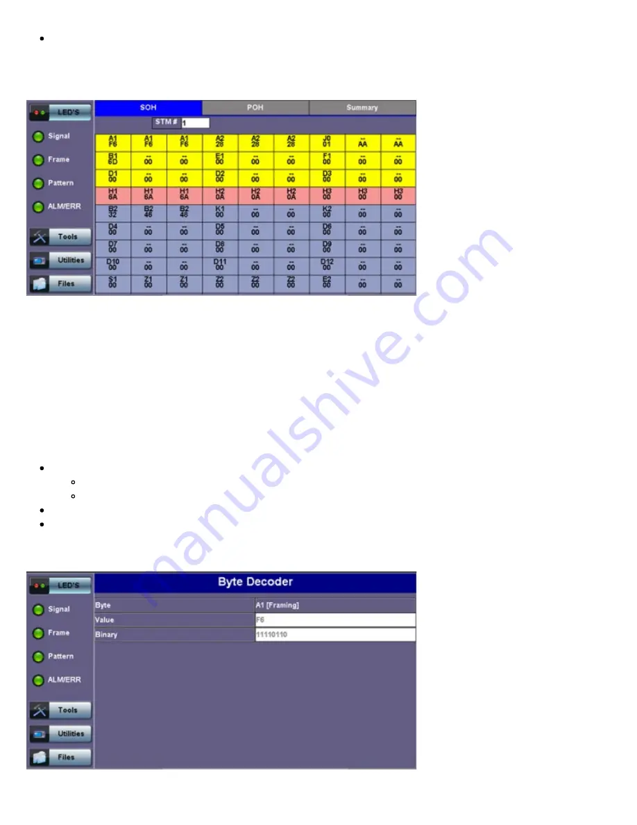 VeEX RXT-6200 User Manual Download Page 148