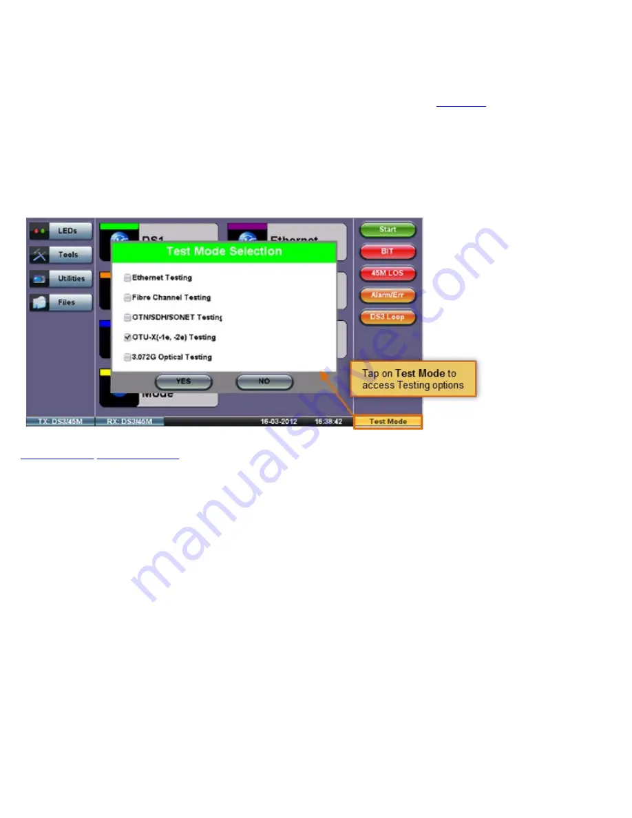 VeEX RXT-6200 User Manual Download Page 192