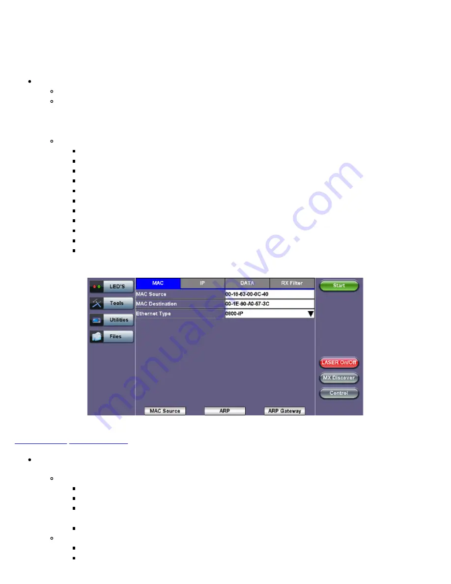 VeEX RXT-6200 User Manual Download Page 217