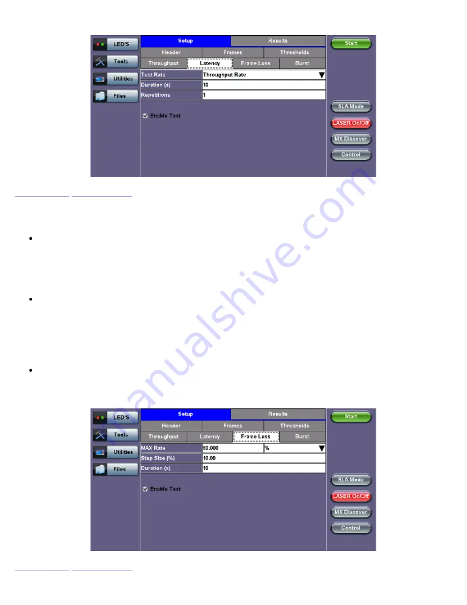 VeEX RXT-6200 User Manual Download Page 241