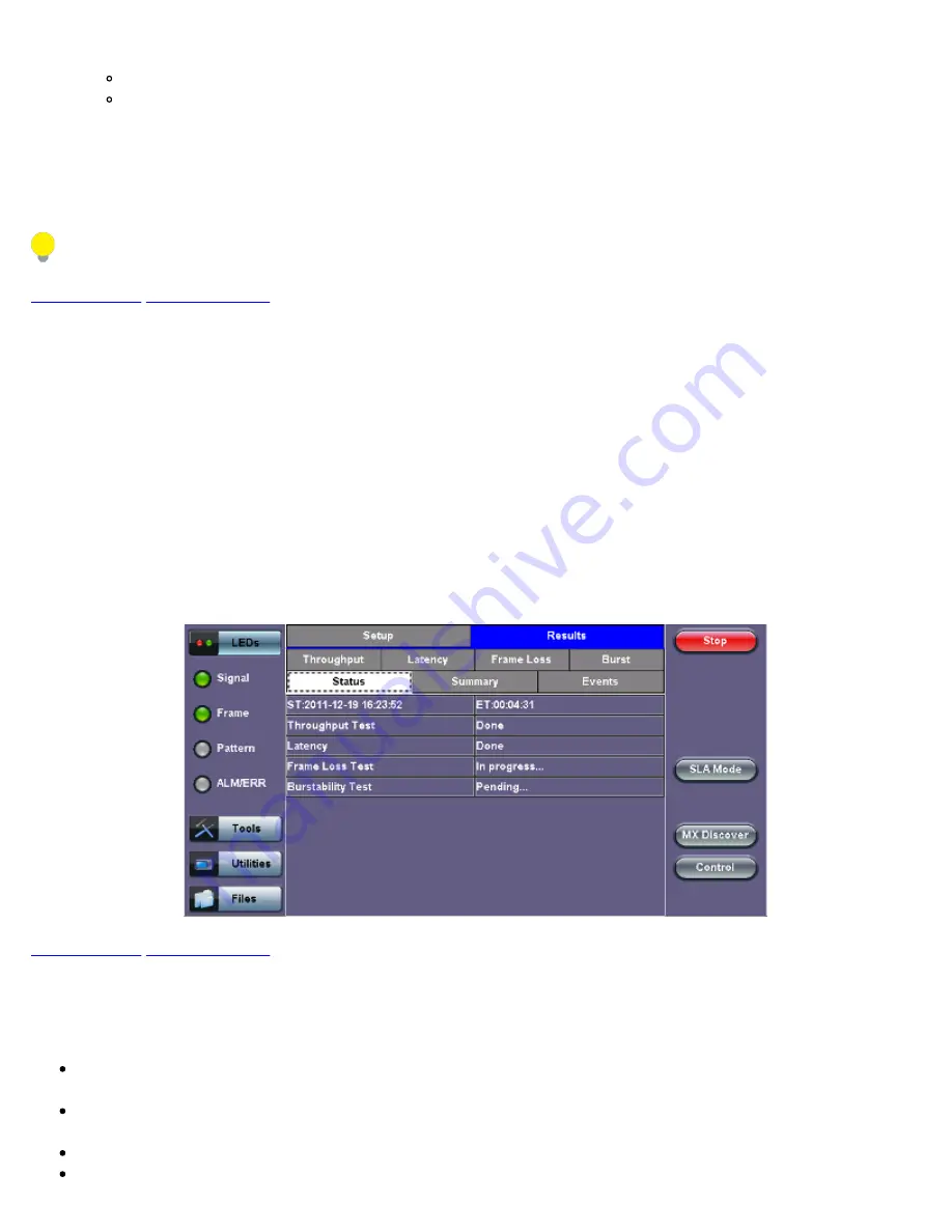 VeEX RXT-6200 User Manual Download Page 243