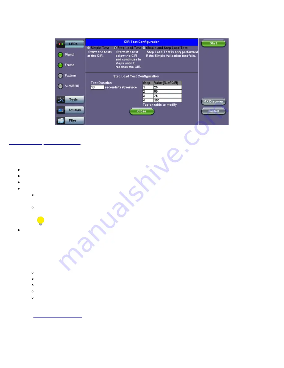 VeEX RXT-6200 User Manual Download Page 259