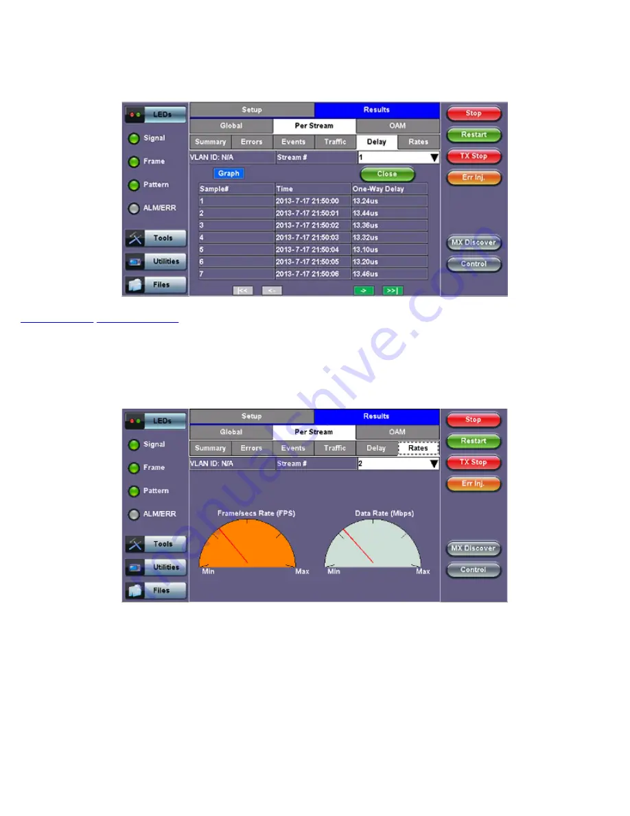 VeEX RXT-6200 User Manual Download Page 287