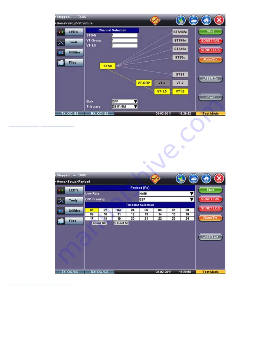 VeEX VePAL TX300 Скачать руководство пользователя страница 57