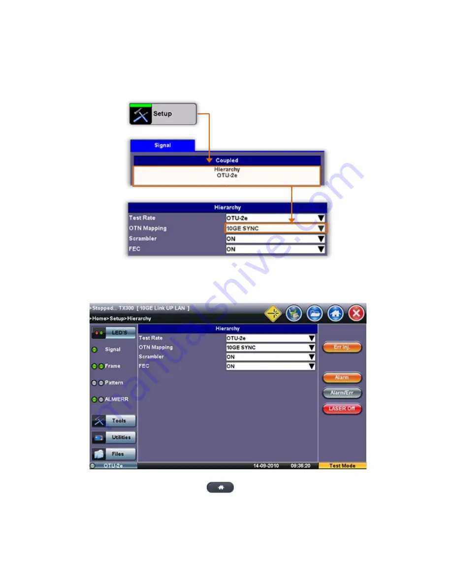 VeEX VePAL TX300 User Manual Download Page 266