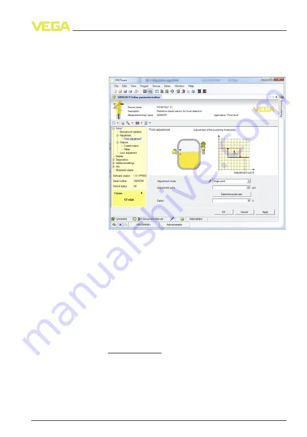 Vega POINTRAC 31 Operating Instructions Manual Download Page 35