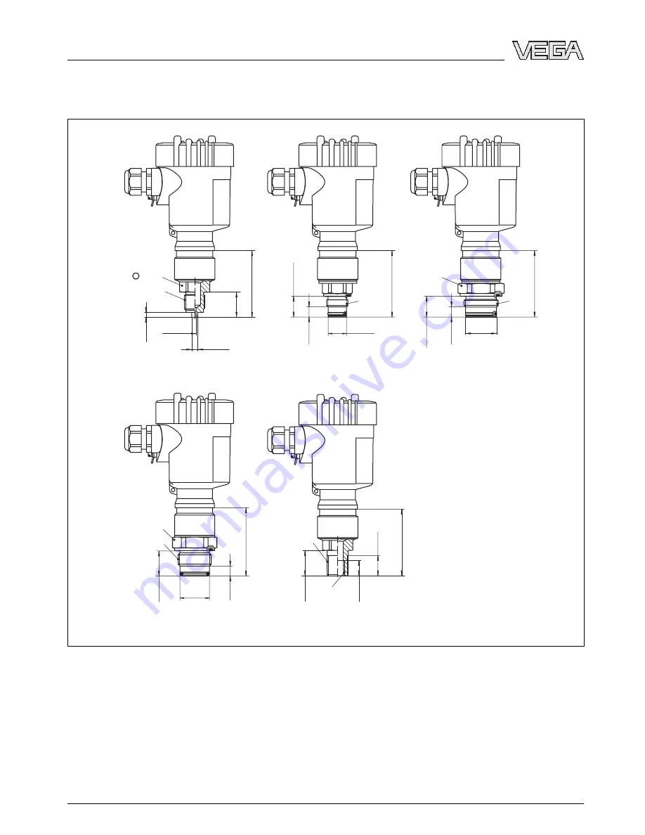 Vega VEGABAR 53 Operating Instructions Manual Download Page 54