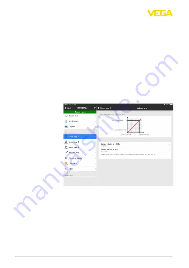 Vega VEGAMET 841 Operating Instructions Manual Download Page 30