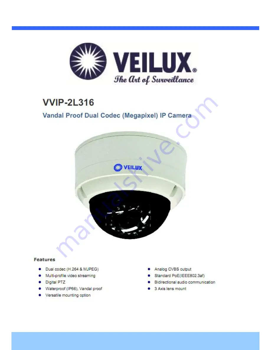 Veilux VVIP-2L316 Owner'S Manual Download Page 1