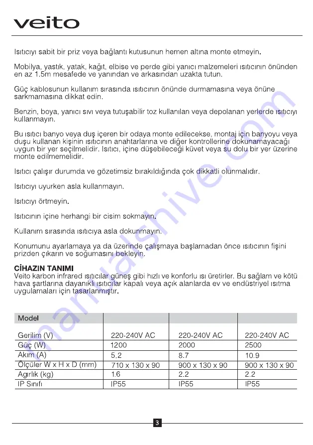 veito 20131015 Instructions Manual Download Page 3