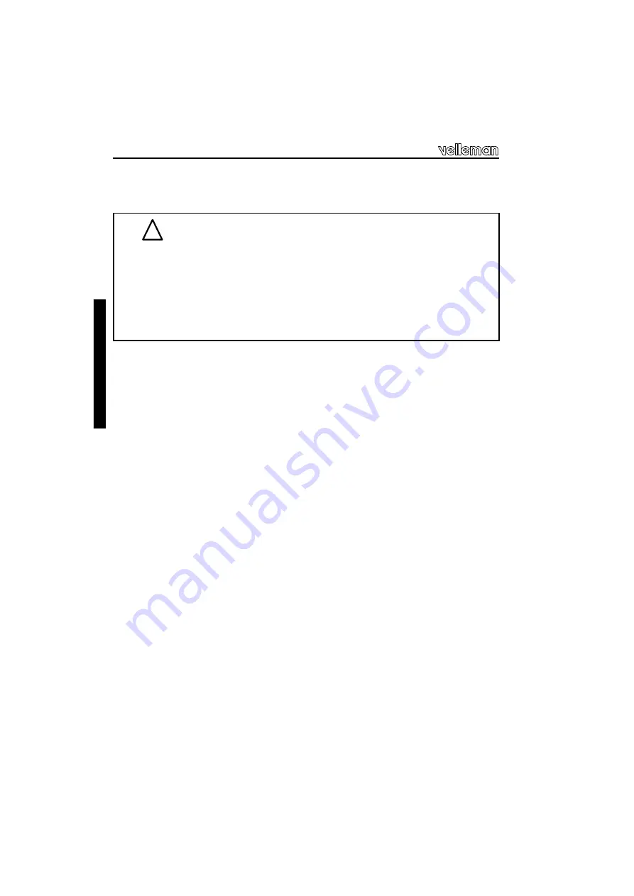 Velleman 8040 Operating Instructions Manual Download Page 10