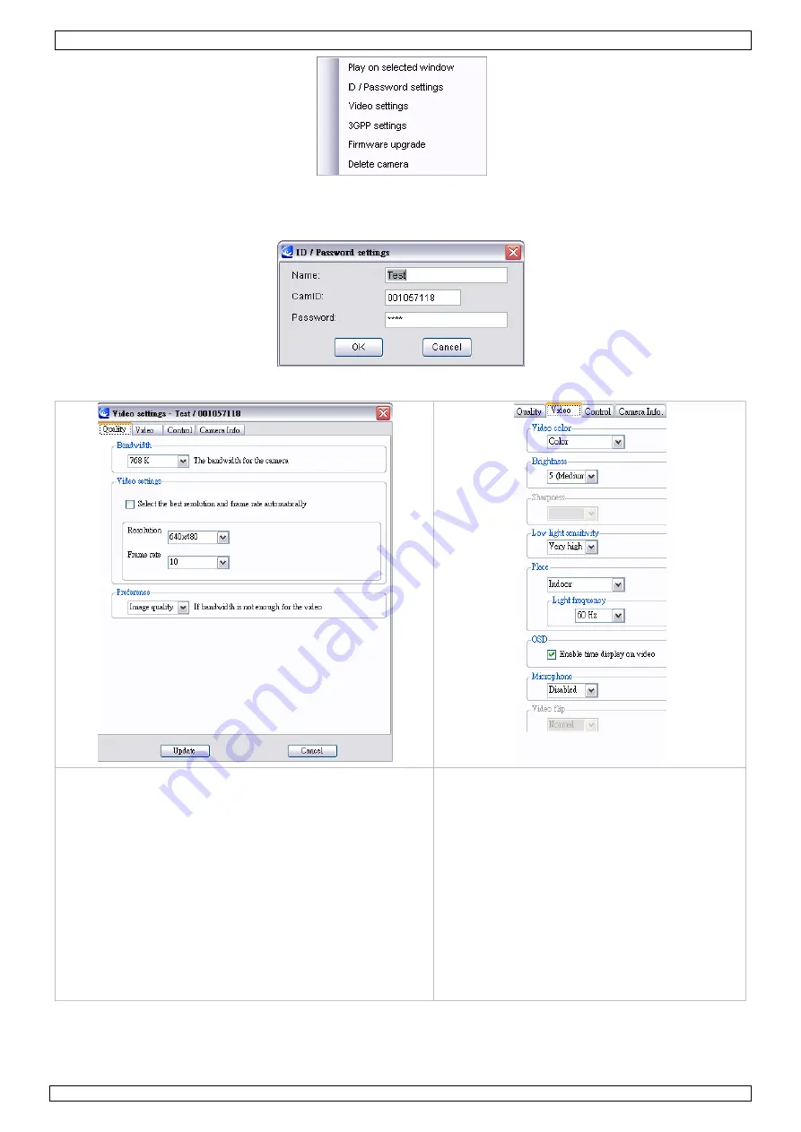 Velleman CAMIP6 User Manual Download Page 13