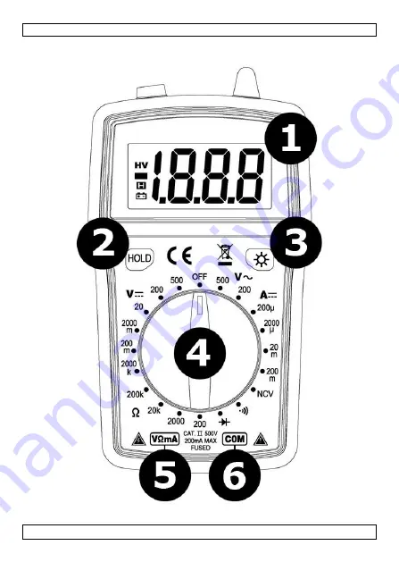 Velleman DVM856 User Manual Download Page 2