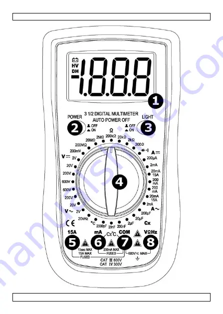 Velleman DVM895 Скачать руководство пользователя страница 2