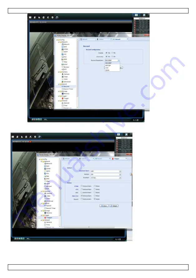 Velleman EAGLE EYES CAMIP12N Quick Reference Manual Download Page 45