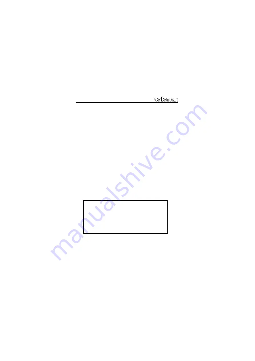 Velleman K6710 Manual Download Page 2