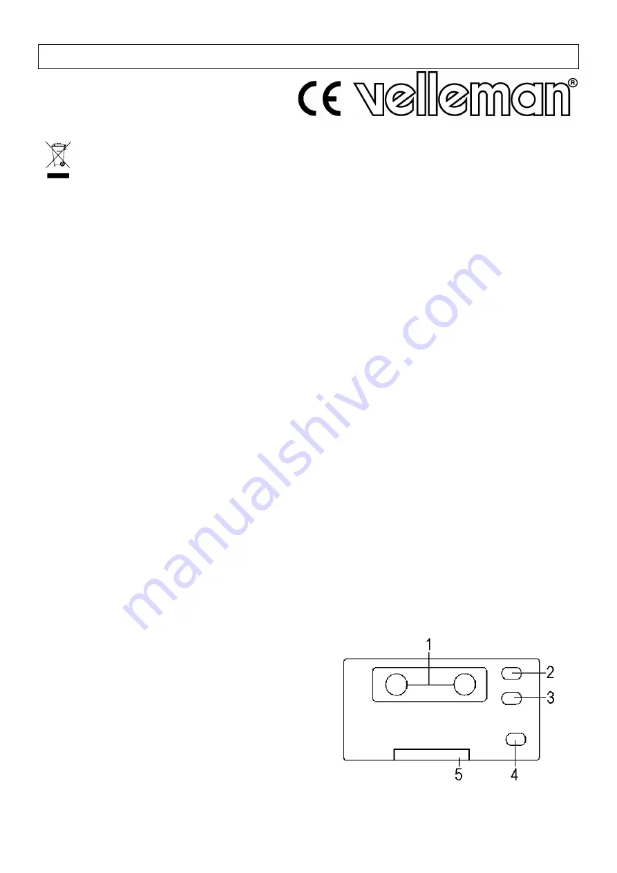 Velleman MML4B Manual Download Page 1