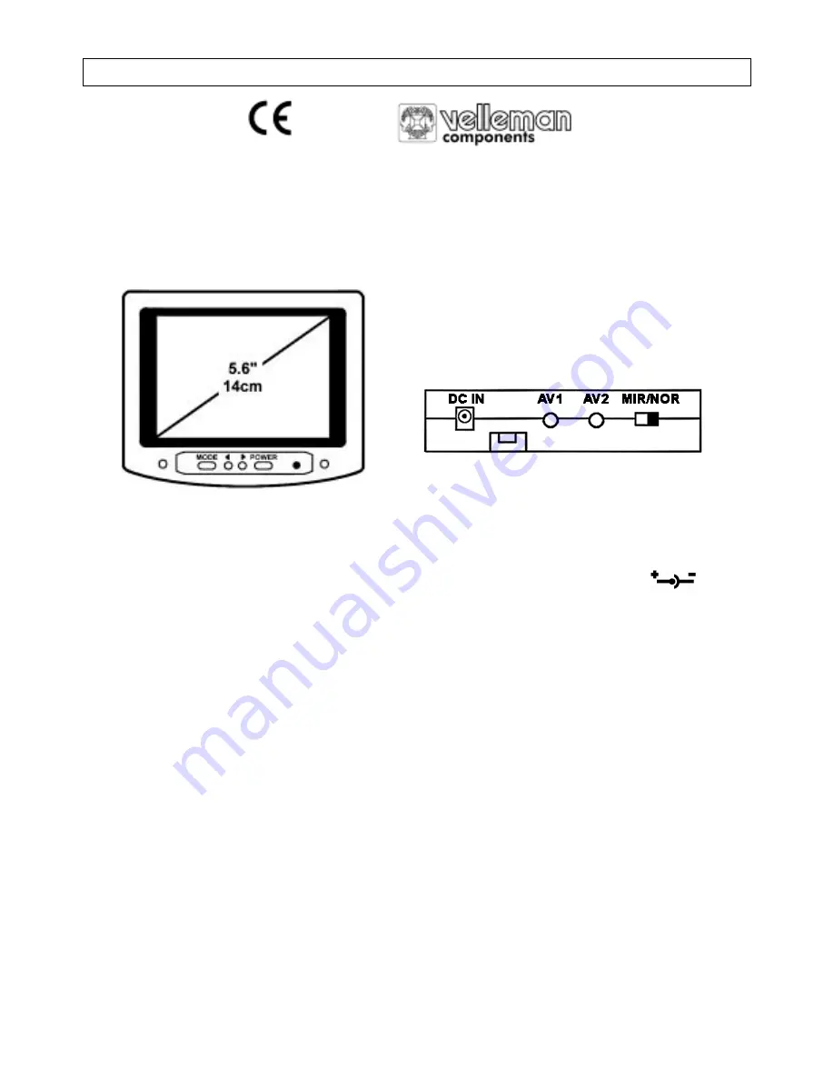 Velleman MONCOLHA5P Quick Start Manual Download Page 1