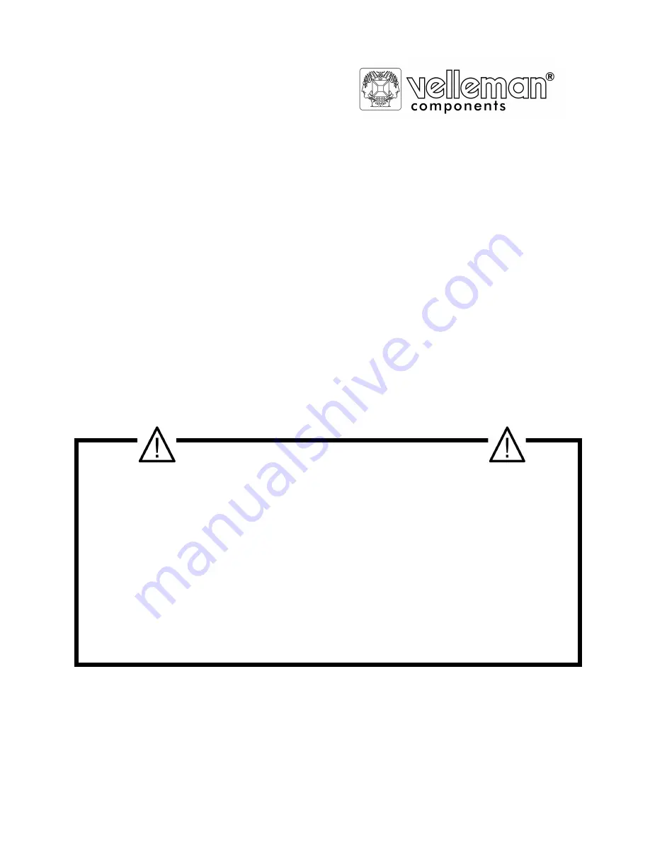 Velleman PI300S User Manual Download Page 1