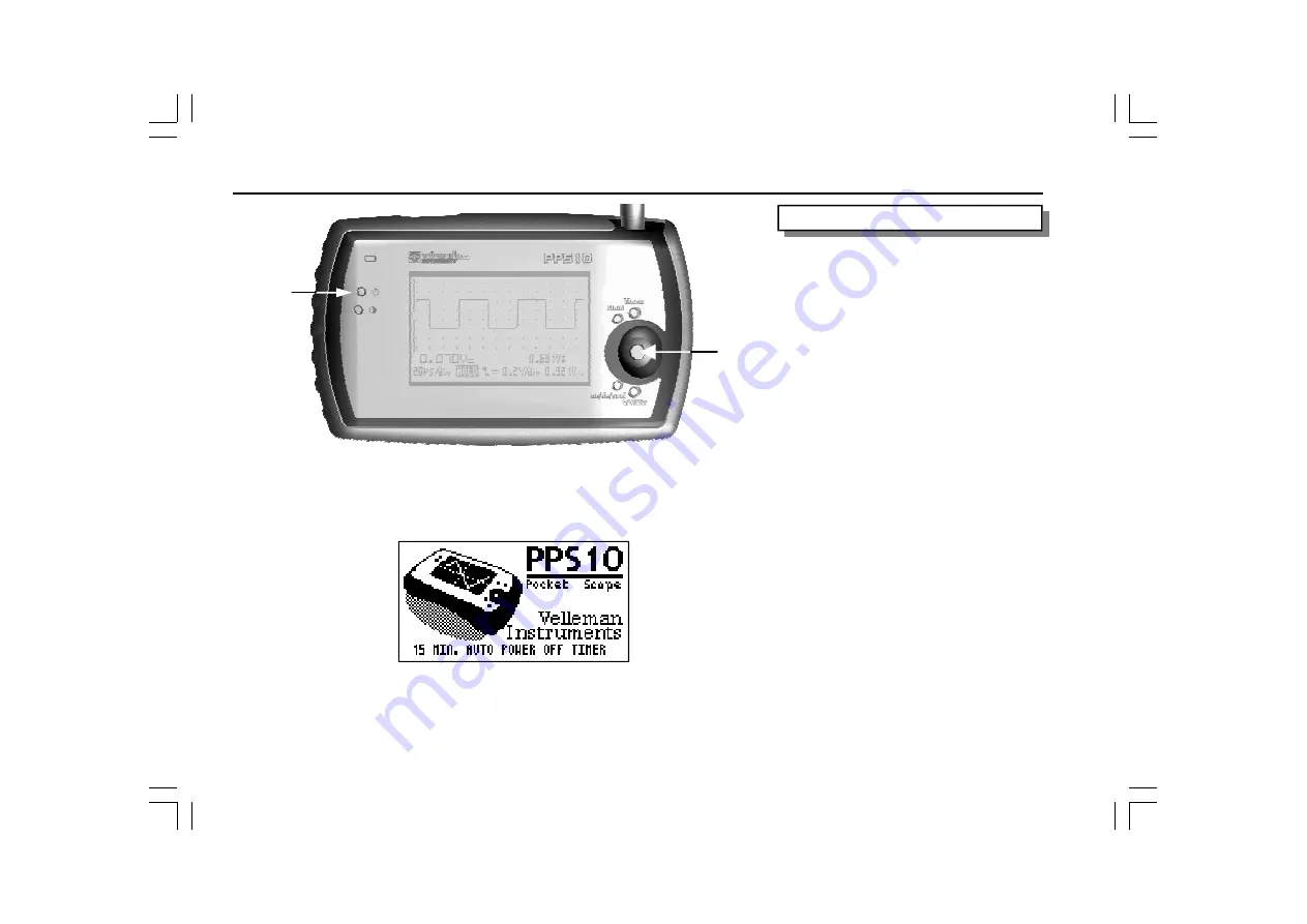 Velleman PPS 10 Скачать руководство пользователя страница 20