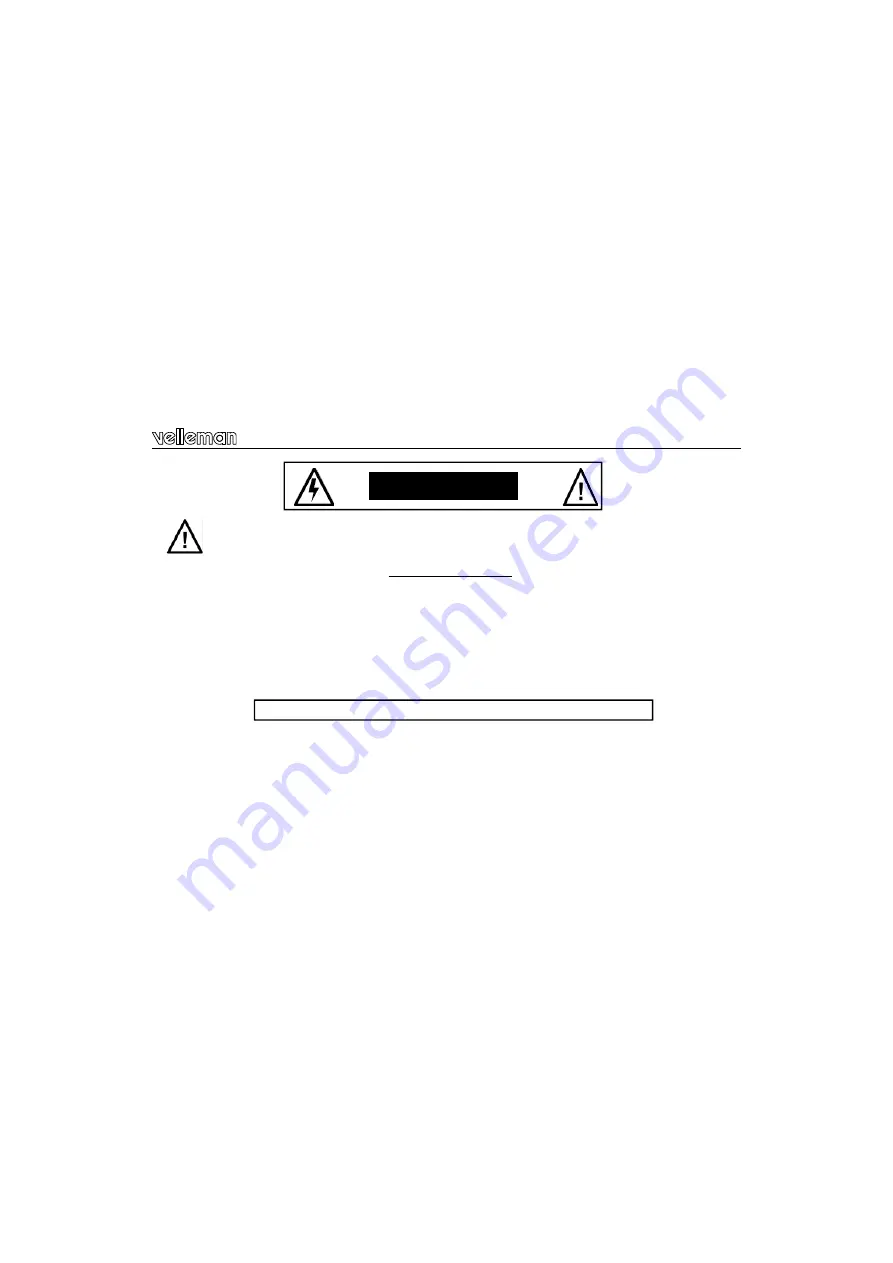 Velleman VM121 Manual Download Page 7