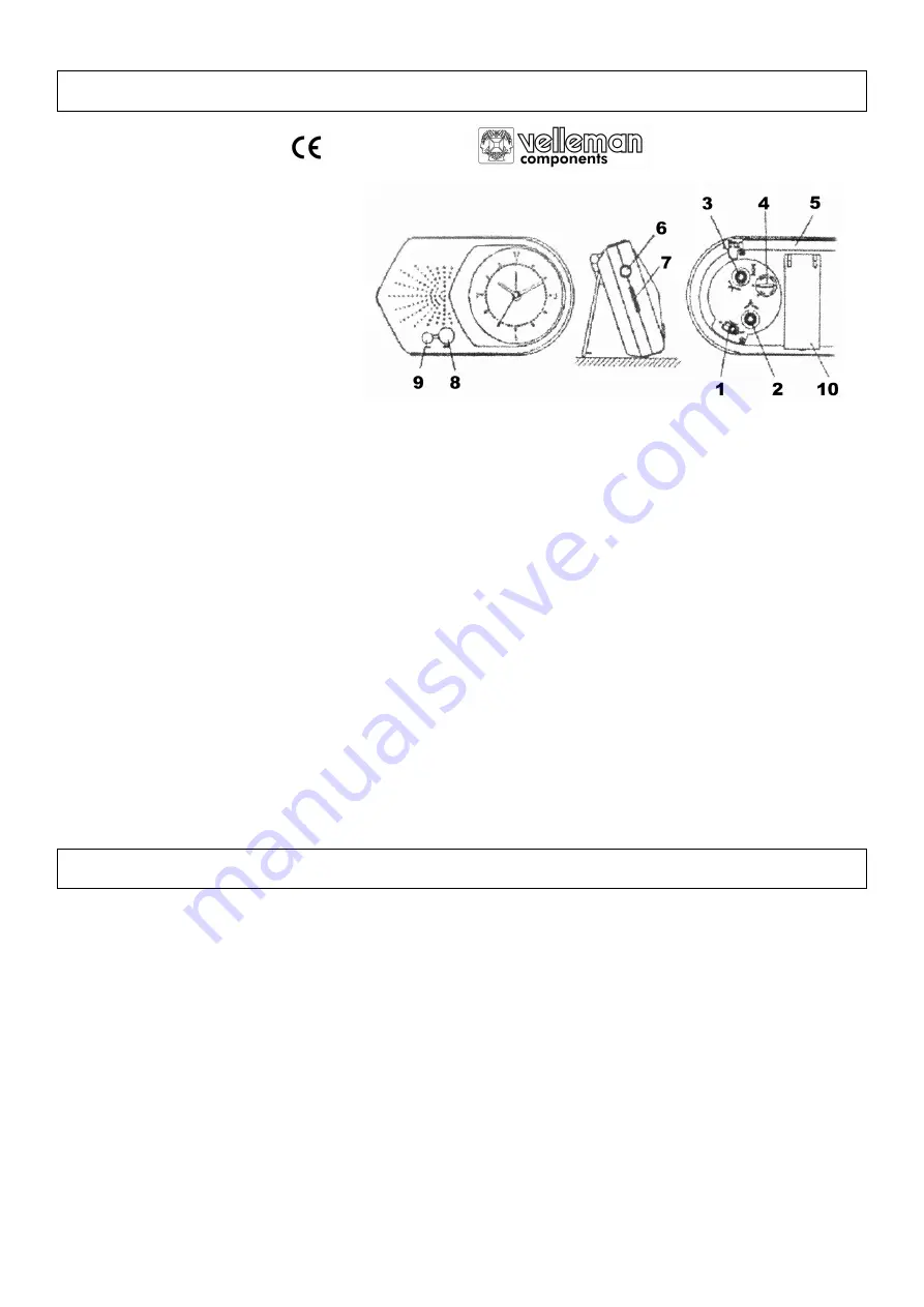 Velleman WT049R Скачать руководство пользователя страница 1