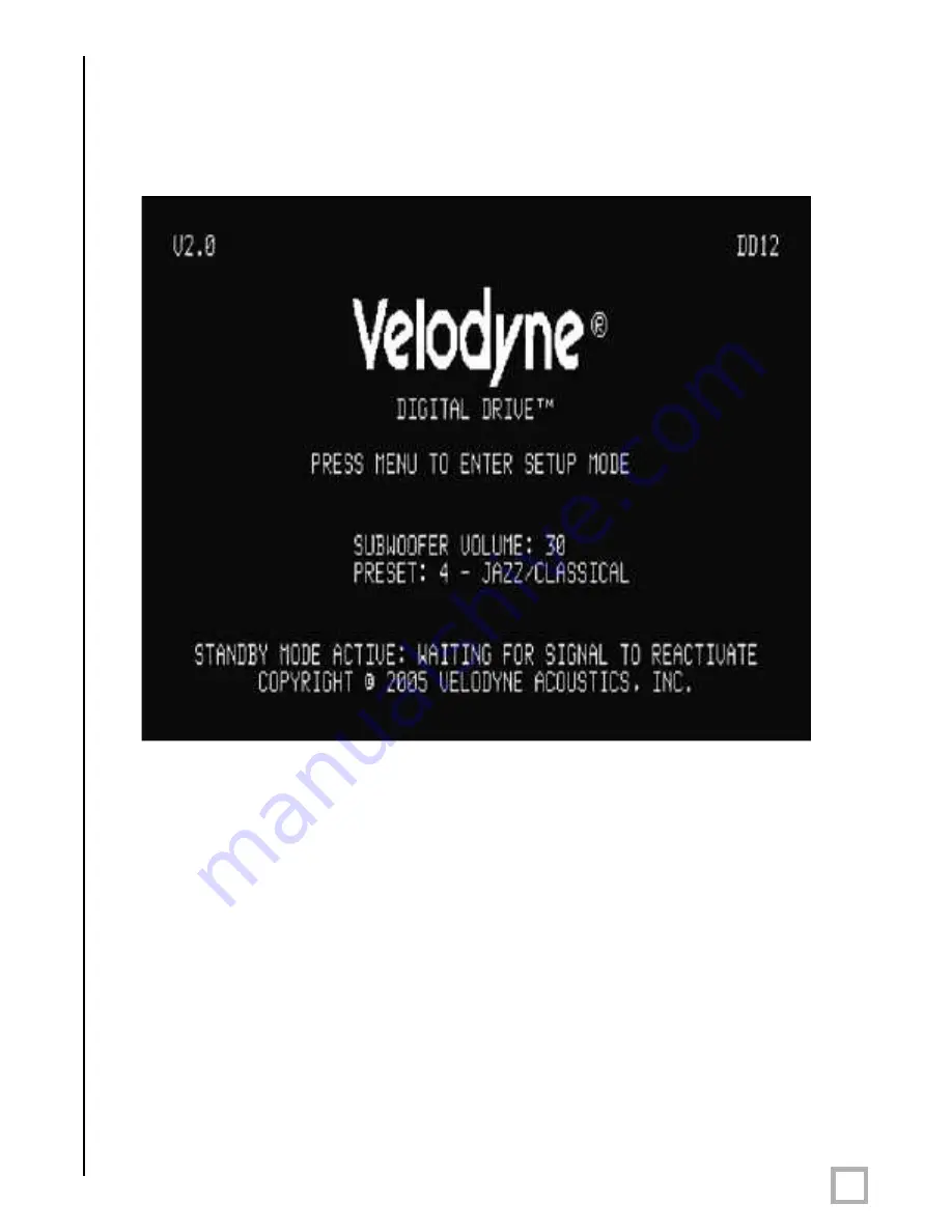 Velodyne Digital Drive 1812 Скачать руководство пользователя страница 45