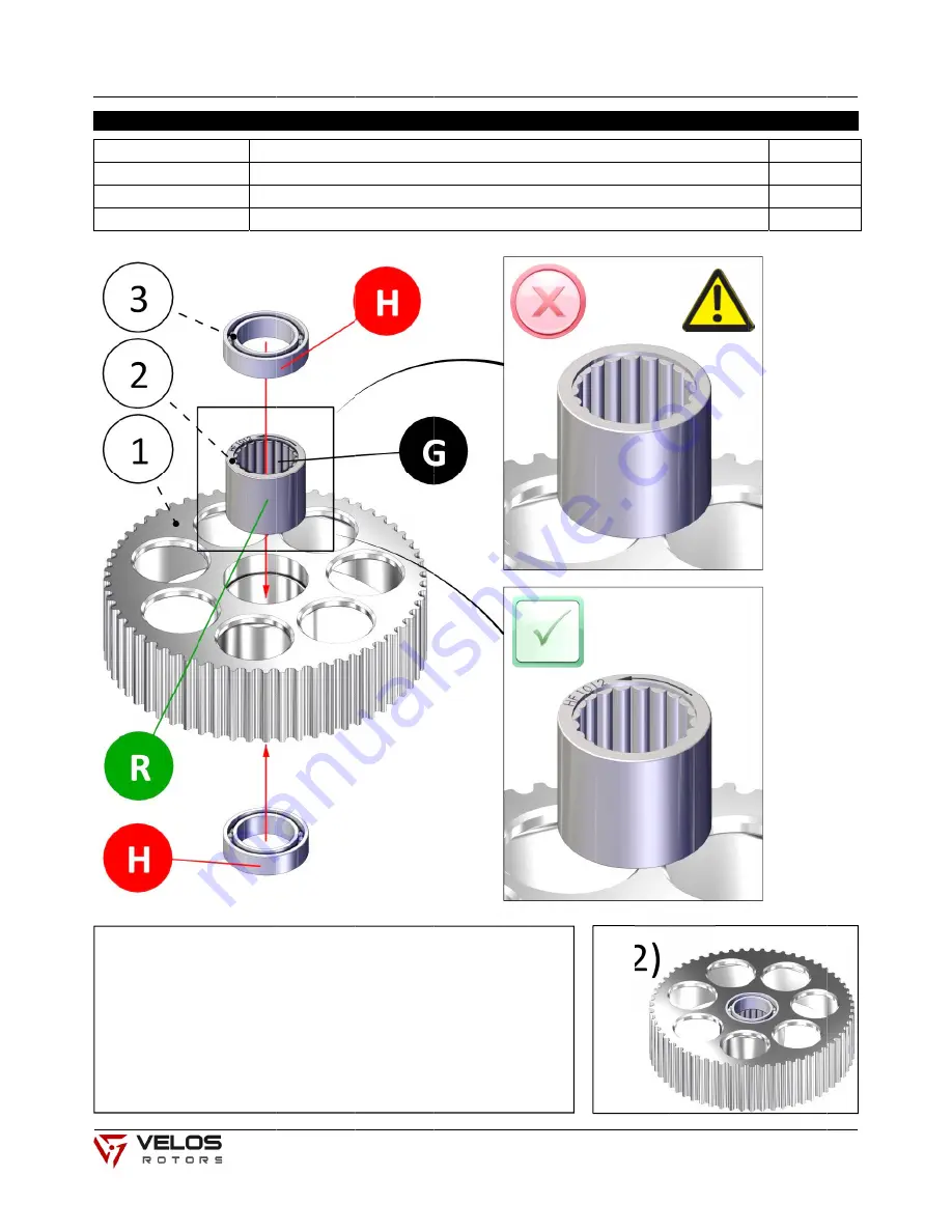 VELOS ROTORS VELOS 880 Скачать руководство пользователя страница 30