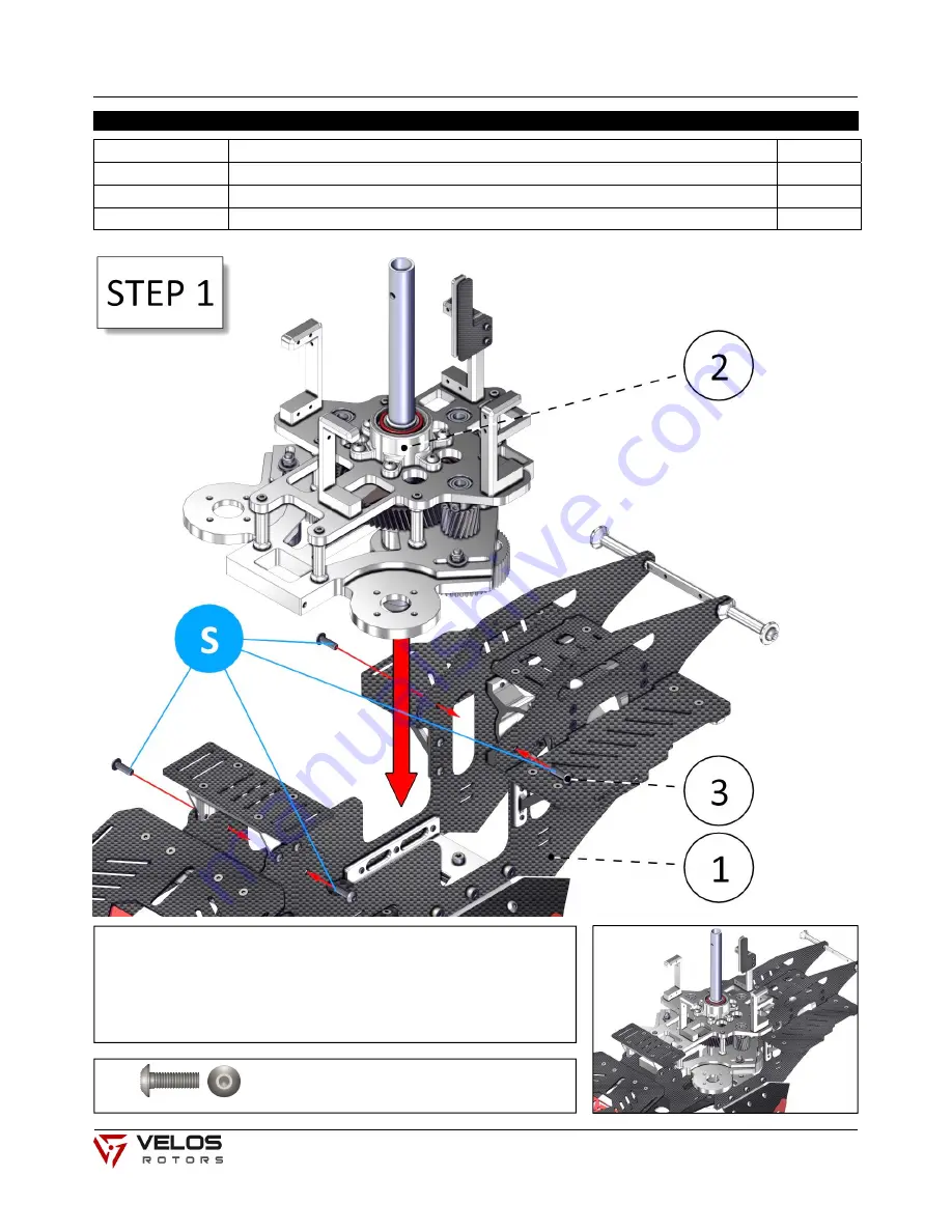 VELOS ROTORS VELOS 880 Instruction Manual Download Page 104