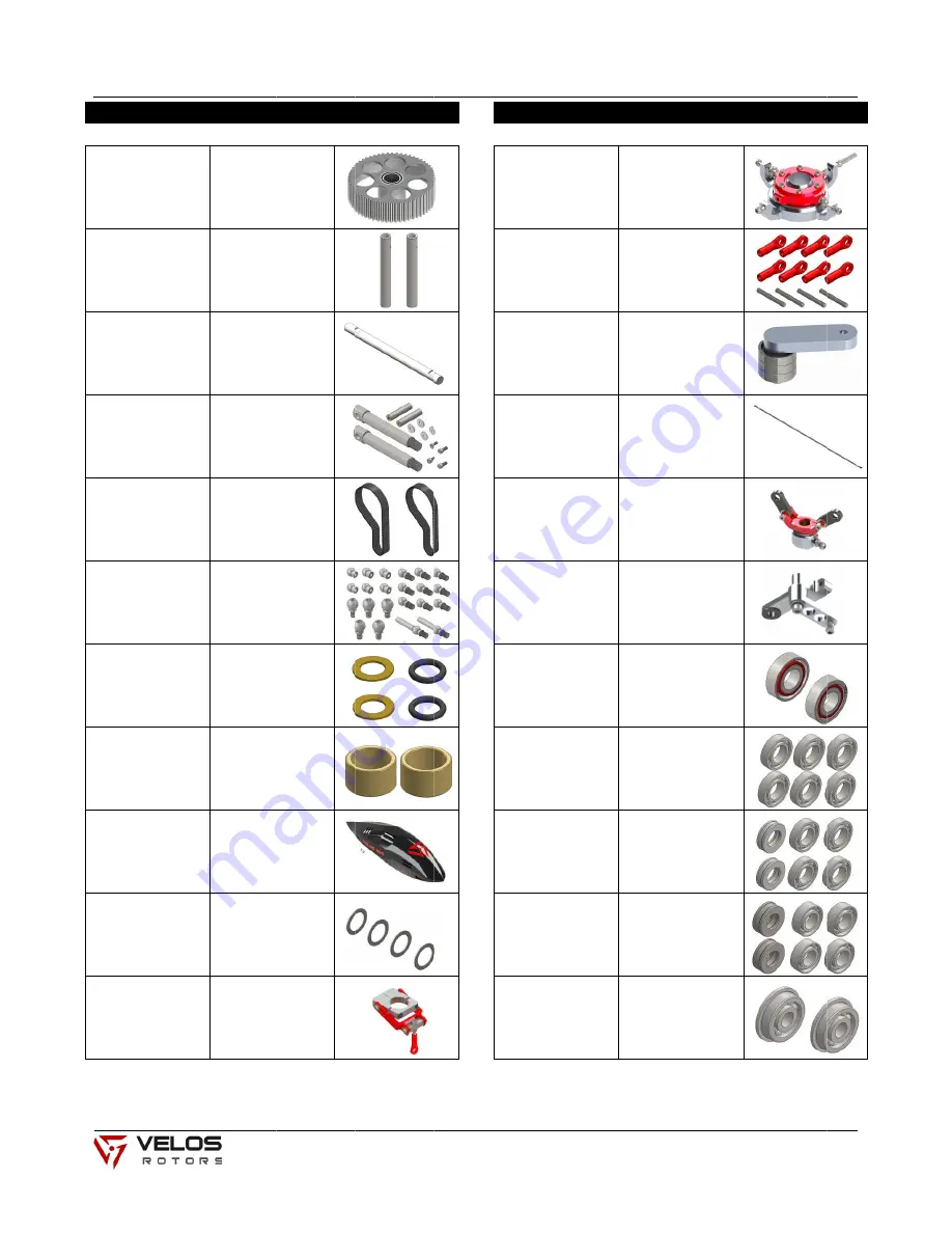 VELOS ROTORS VELOS 880 Instruction Manual Download Page 149