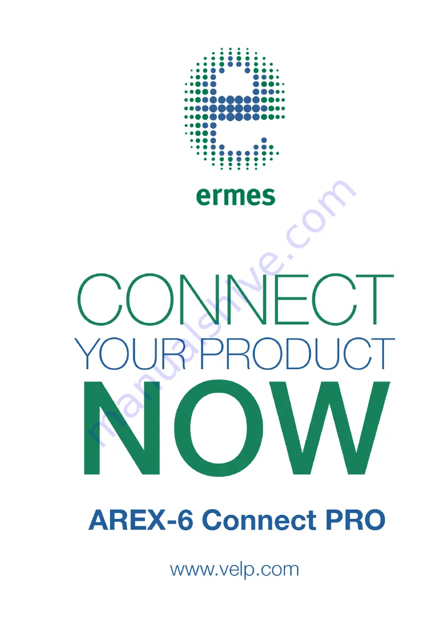 Velp Ermes AREX-6 Connect PRO Скачать руководство пользователя страница 1