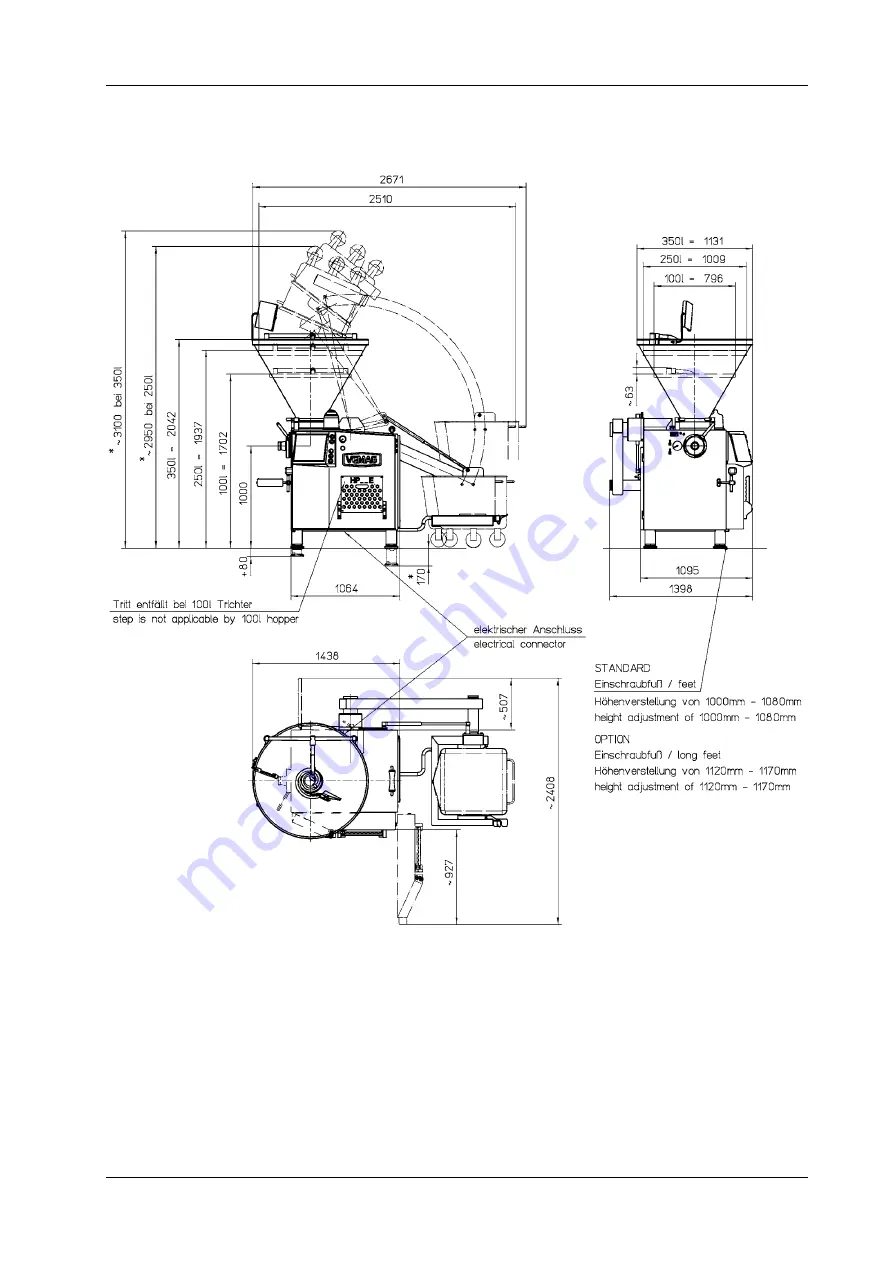 VEMAG HP10E Operating Instructions Manual Download Page 157