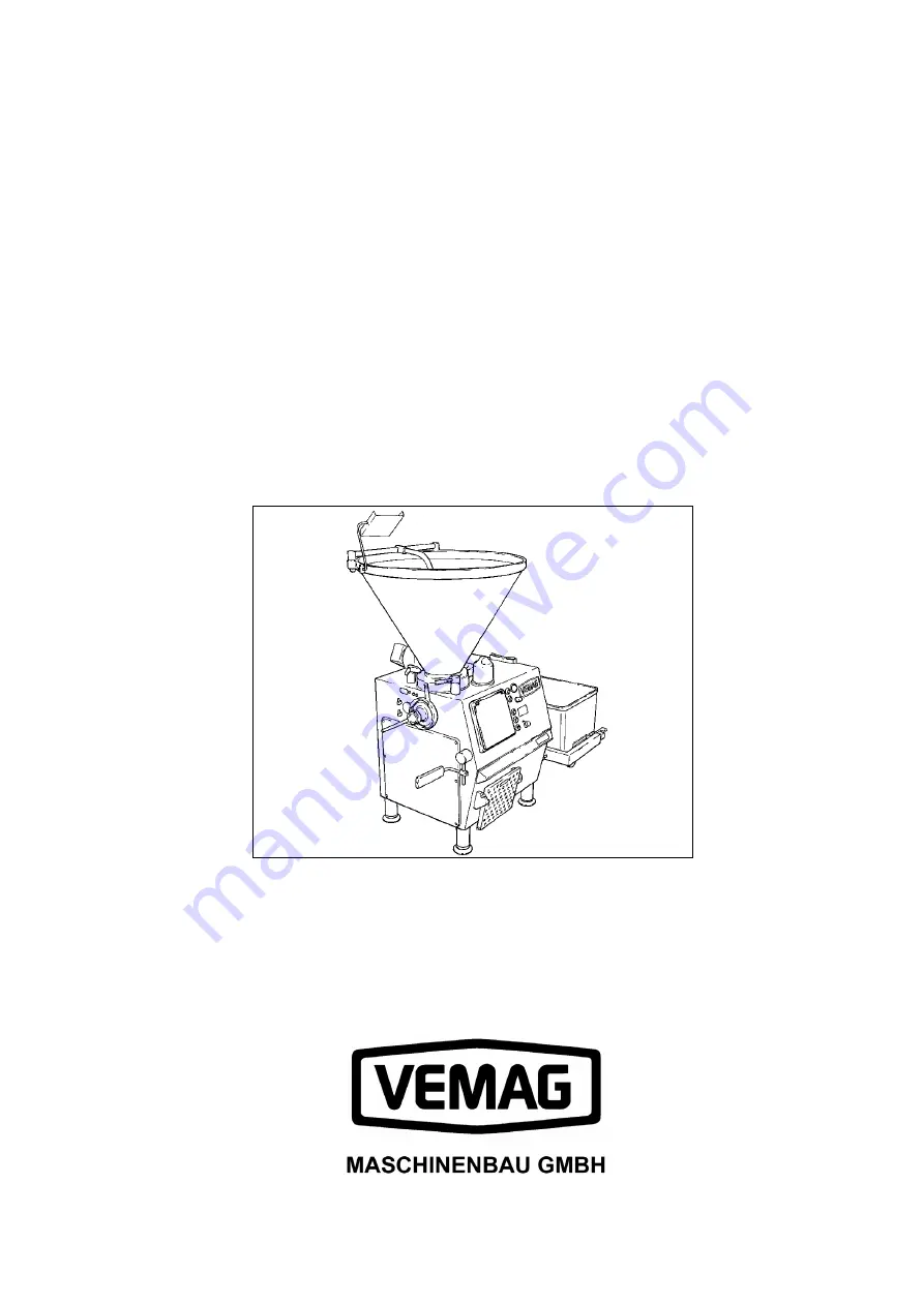 VEMAG ROBOT HP7C Operating Instructions Manual Download Page 1