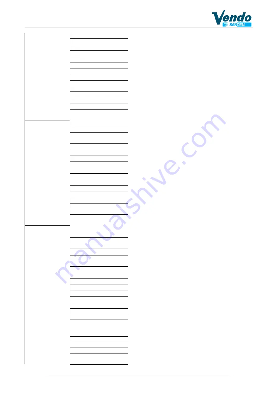 Vendo SVE DL6 Programming Manual Download Page 43