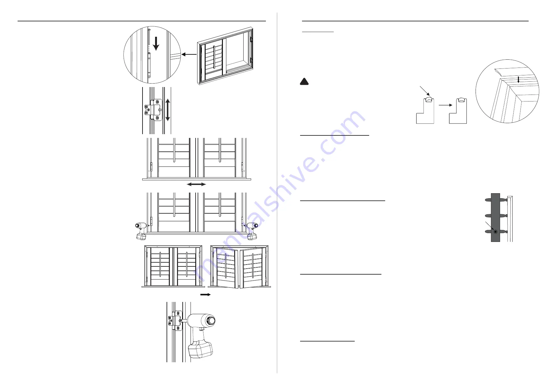 VENETA 3 Sided L Frame Outside Mount Installation Instructions Download Page 2