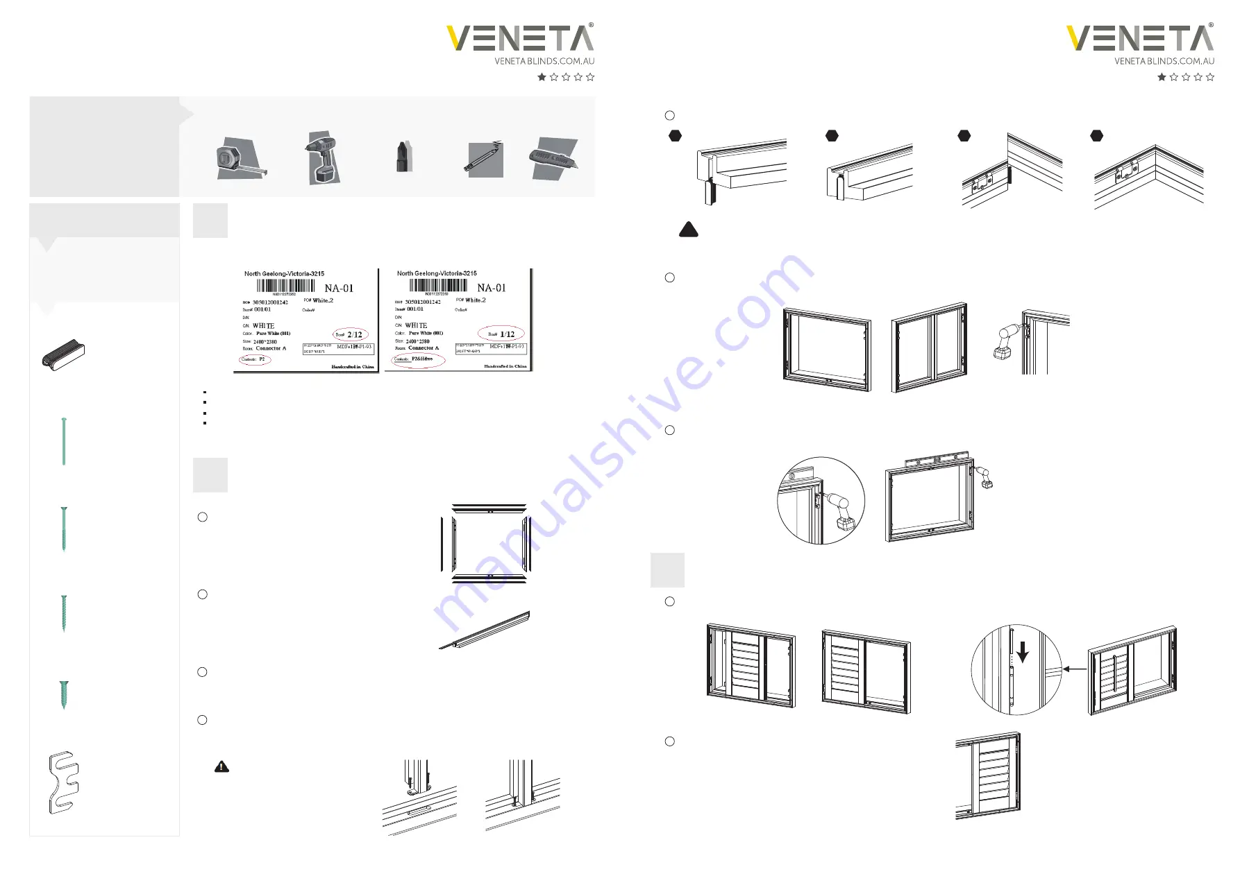 VENETA 37103-64600-B How To Install Download Page 1