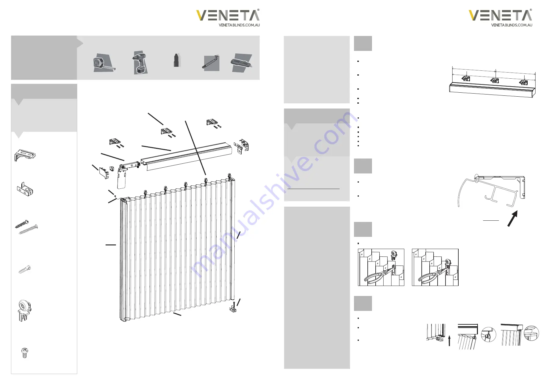 VENETA 65101-10242-G Installation Instructions Download Page 1