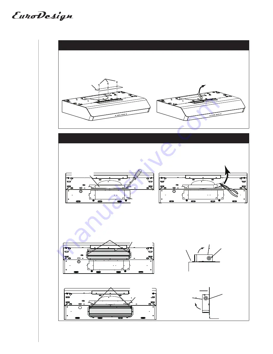 Venmar EuroDesign EDJLD1 Series Installation Use And Care Manual Download Page 12