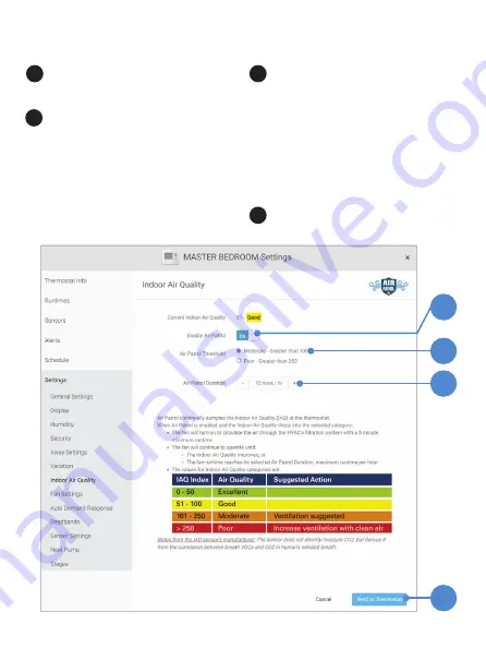 Venstar T4950SCH-IAQ Owner'S Manual And Installation Instructions Download Page 19