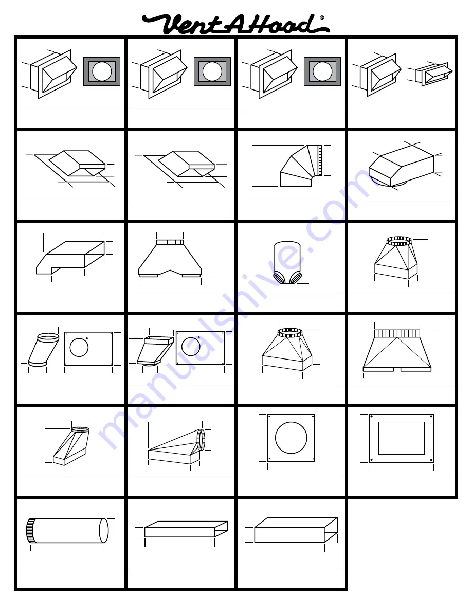 Vent-a-Hood B100 Single Installation Instructions Manual Download Page 6